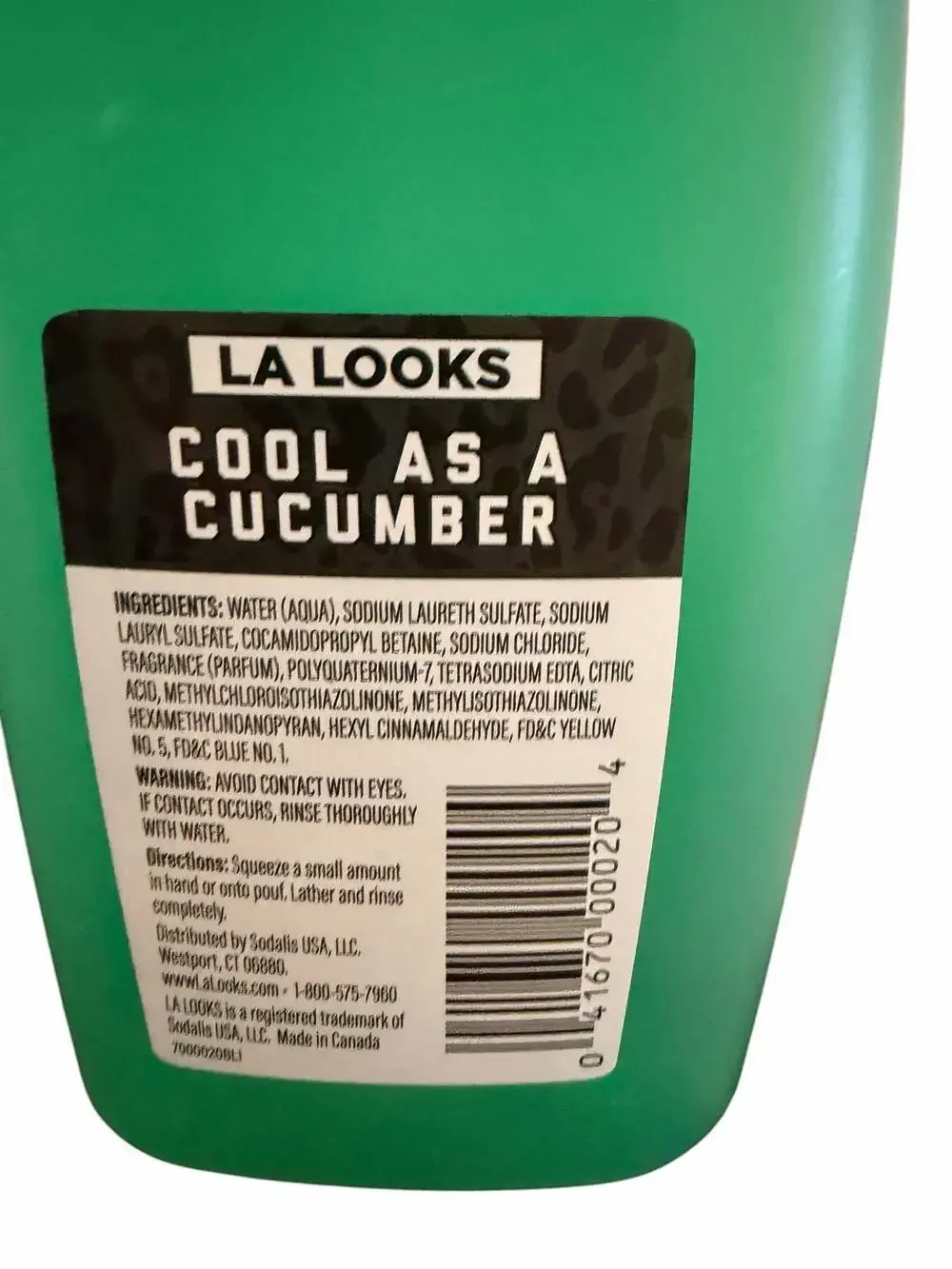 LA LOOKS Cool As A Cucumber Body Wash 18 fl. oz.